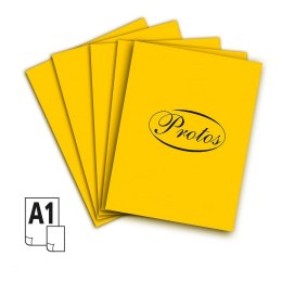 Brystol Protos A1 żółty ciemny 160-180g 20k [mm:] 610x860