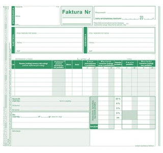 Druk offsetowy 2/3 A4 faktura 81k. Michalczyk i Prokop (148-2E)