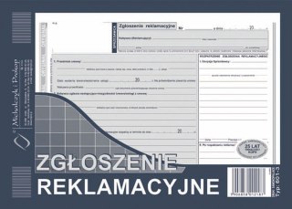 Druk samokopiujący A5 Zgłoszenie reklamacyjne 39k. Michalczyk i Prokop (601-3)