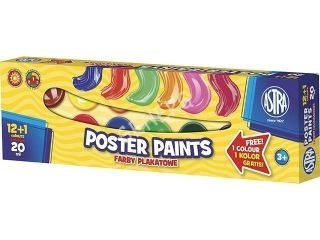 Farby plakatowe kolor: mix 20ml 13 kolor. Astra (301115005)