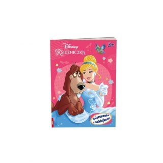 Książka dla dzieci Disney Księżniczka Kolorowanka z naklejkami Ameet