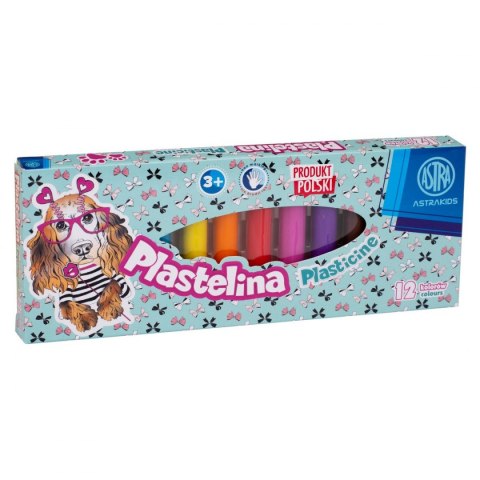 Plastelina 12 kol. pieski mix Astra (303221008)