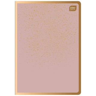 Zeszyt A5 SATIN GOLD 96k. 70g krata Interdruk (ZE96#MSG)