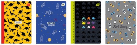 Zeszyt TRENDS BOYS A5 16k. 70g krata Interdruk (ZE16KF#)