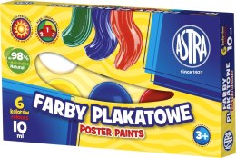 Farby plakatowe Astra kolor: mix 10ml 6 kolor. (83111903)