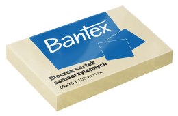 Notes samoprzylepny Bantex żółty 100k [mm:] 50x75 (400086385)