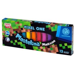 Plastelina Astrino 12 kol. pixel one mix (303221005)