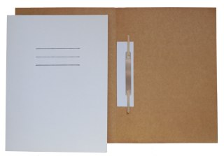 Skoroszyt A4 okładka 250g biały tektura 250g Barbara