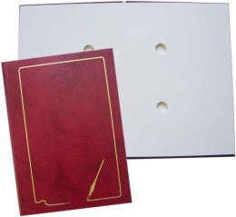 Teczka do podpisu 10 A4 bordowy 10k. karton pokryty folią 400g Warta (1824-920-047)