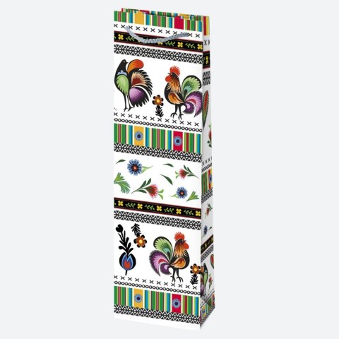 Torba prezentowa butelkowa [mm:] 120x400x 90 Pol-mak (T12)