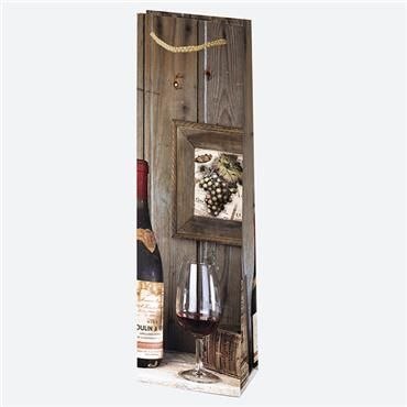 Torba prezentowa butelkowa [mm:] 120x400x 90 Pol-mak (T12)