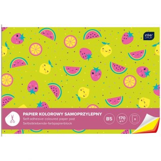 Zeszyt papierów kolorowych B5 170g 8k Interdruk (ZEPKB5SP)