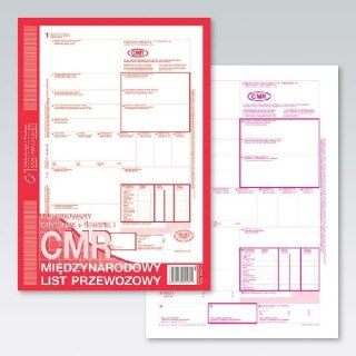 Druk offsetowy A4 CMR Międzynarodowy list przewozowy 80k. Michalczyk i Prokop (800-2)