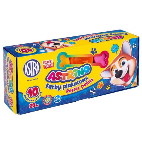 Farby plakatowe Astra kolor: mix 20ml 10 kolor. (303221002) Farby plakatowe Astra kolor: mix 20ml 10 kolor. (303221002)