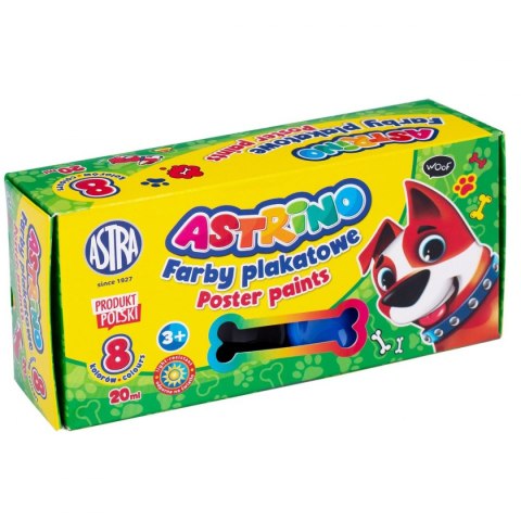 Farby plakatowe kolor: mix 20ml 8 kolor. Astra (301221002)