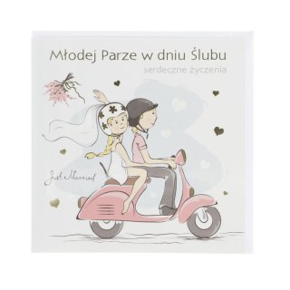 Kartka składana kw Ślub Pol-mak (KW)