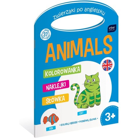 Książka dla dzieci kolorowanka z rączką Interdruk (MAA4RĄCANG)