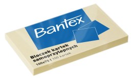 Notes samoprzylepny Bantex 100x75 żółty 100k [mm:] 100x75 (400086387)