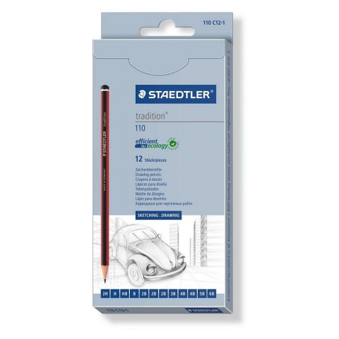 Ołówek Zestaw Tradition (różne) Staedtler (S110C12)
