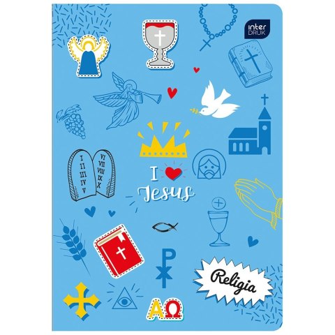 Zeszyt tematyczny Interdruk A5 32k. 70g krata (ZE32RELJPII) Zeszyt tematyczny Interdruk A5 32k. 70g krata (ZE32RELJPII)