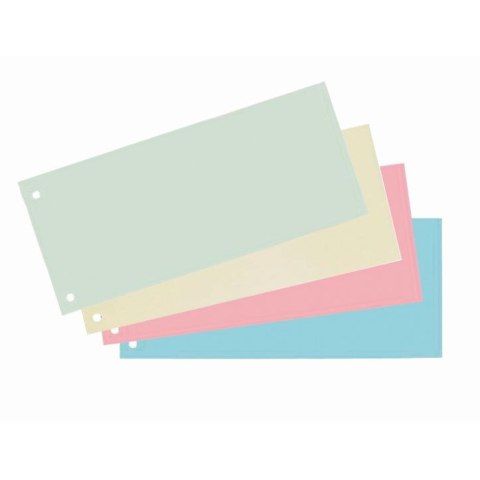 Przekładka czysta 1/3 A4 niebieska 180g 100k Oxford (100205025)