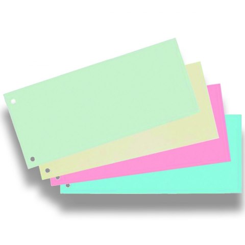 Przekładka czysta 1/3 A4 niebieska 180g 100k Oxford (100205025)