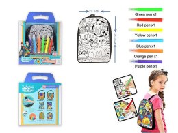 Zestaw kreatywny dla dzieci plecak do kolorowania z mazakami Icom (EA019408)