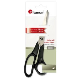 Nożyczki Titanum czarne 19cm (S02024)
