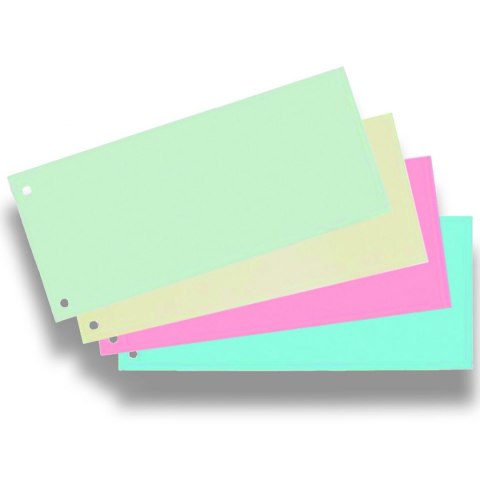 Przekładka czysta 1/3 A4 żółta 180g 100k Oxford (100205026)