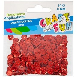 Cekiny Craft with Fun czerwony koralowy (439336)
