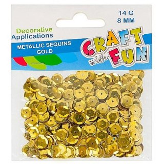 Cekiny złote Craft with Fun (290856)