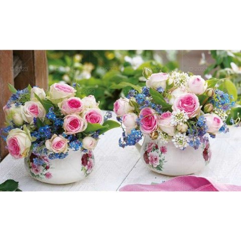 Kalendarz ścienny NOTATNIKOWY KOMPOZYCJE KWIATOWE 220mm x 490mm Lucrum (WN02)