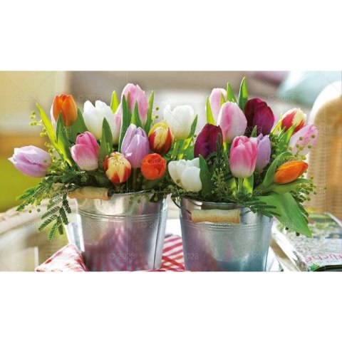 Kalendarz ścienny NOTATNIKOWY KOMPOZYCJE KWIATOWE 220mm x 490mm Lucrum (WN02)