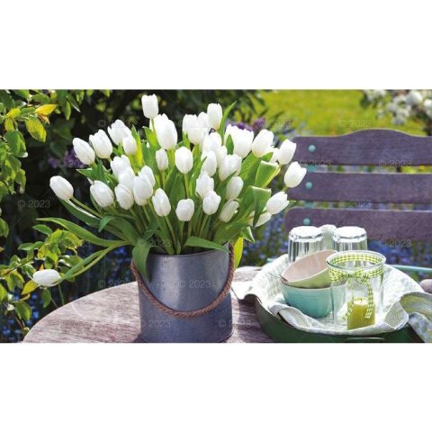 Kalendarz ścienny NOTATNIKOWY KOMPOZYCJE KWIATOWE 220mm x 490mm Lucrum (WN02)