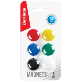 Magnes Berlingo - mix śr. 20mm (135181) 6 sztuk