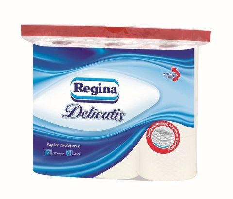 Papier toaletowy Delicatis kolor: biały 9 szt Regina
