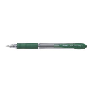 Długopis olejowy Super Grip wkład zielony 0,21mm Pilot (BPGP-10R-F-G)