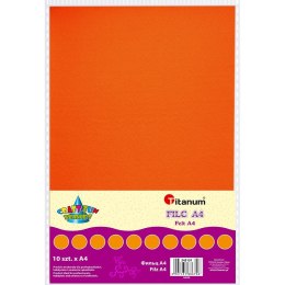Filc Titanum Craft-Fun Series A4 kolor: pomarańczowy 10 ark. [mm:] 210x297 (016)