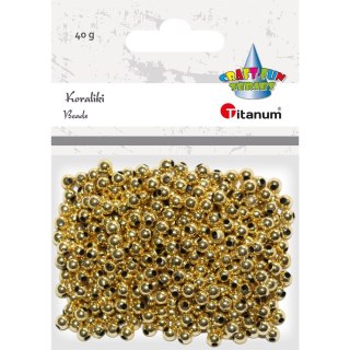 Koraliki kreatywne Craft-Fun Series złote Titanum (XBL01)