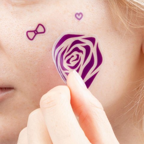 Farby do twarzy Zestaw Księżniczka z naklejkami Kidea (FDTZNKKA)