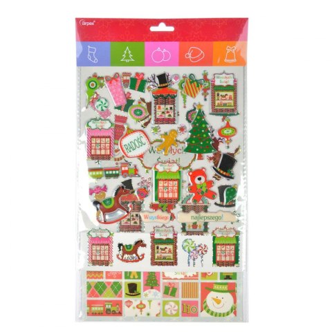 Naklejka (nalepka) świąteczna Arpex (NR6050)