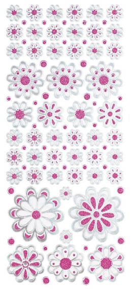 Naklejka (nalepka) Craft-Fun Series papierowe kwiaty Titanum (21XQ1214-6)
