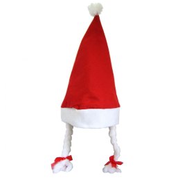 Ozdoba świąteczna Arpex czapka mikołaja z warkoczami (SM3377)