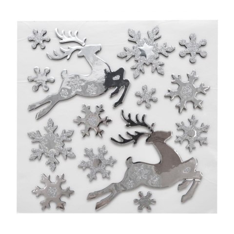 Ozdoba świąteczna dekoracja zimowa samoprzylepna Arpex (NR0509)