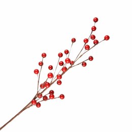 Ozdoba świąteczna Arpex gałązka dekoracyjna czerwonych jagód (VZ0417)