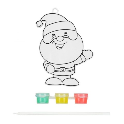 Ozdoba świąteczna witrażyk z farbkami Arpex (BN3506)