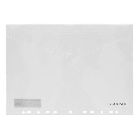 Teczka plastikowa na zatrzask A4 przezroczysty Starpak (449985)