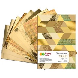 Zeszyt papierów kolorowych Happy Color A4 230g 10k (HA 3820 2030-MG)