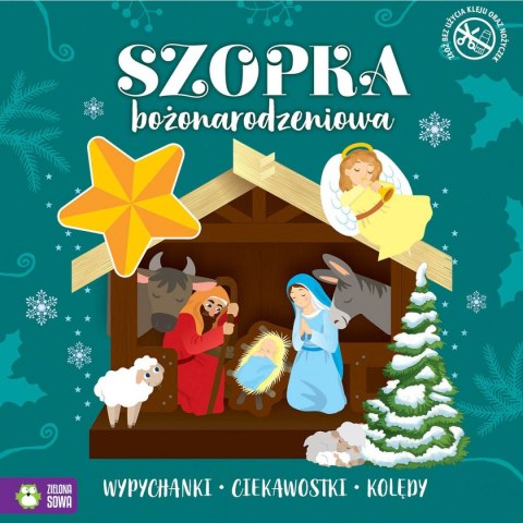 Książeczka edukacyjna Szopka Bożonarodzeniowa Zielona Sowa