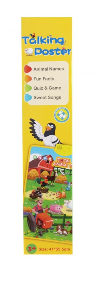 Mata dla malucha z dźwiękami i zagadkami zwierzęta Norimpex (NO-1006945)